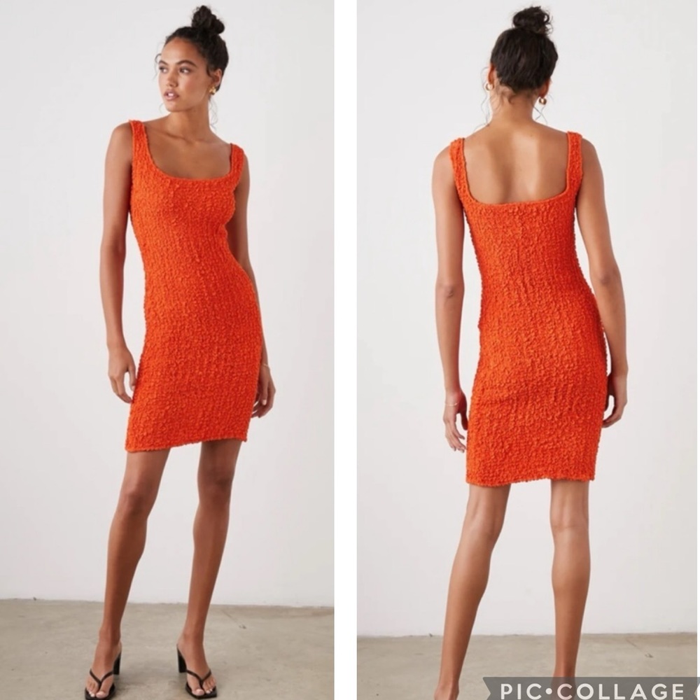 NWT-Rails Julie Textured Tank Dress Cherry S